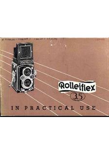 Rollei Rolleiflex 3.5 manual. Camera Instructions.